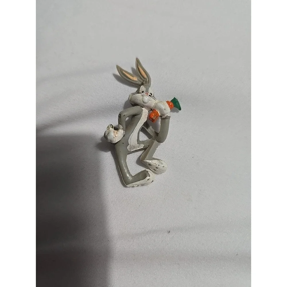 Bugs Bunny Tweety Pencil Toppe Small Figures Used Some Broke Lot Of 4 WB S03 Lot